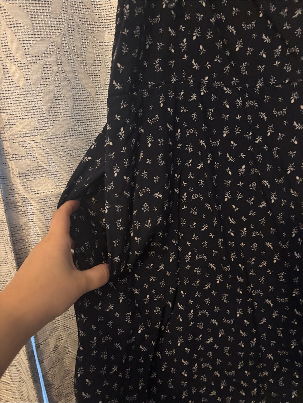 Floral Tie-Strap Sundress - - Picture 3 of 5